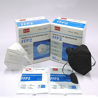 La máscara de partículas del respirador de BU-E960 5Ply FFP2 NR para los hombres y las mujeres, cumple estándar del PPE
