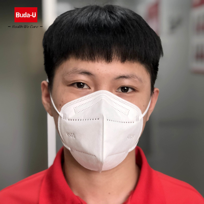 Máscaras no tejidas protectoras del respirador Kn95 de la máscara GB2626 FDA de Buda-U KN95