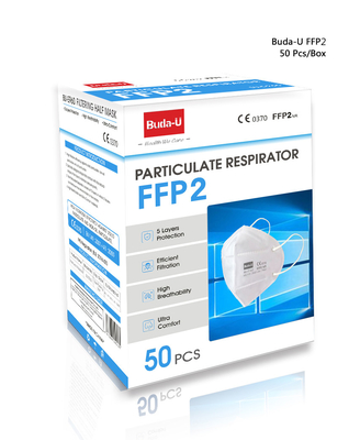 El respirador de partículas de la mascarilla FFP2, máscara de mitad de filtración FFP2, PC 1 embala o 10 PC embalan 50 PC /Box