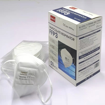 Mascarilla no tejida de la tela, mascarilla disponible, máscara de polvo FFP3, FFP3 respirador de partículas CE0370, FDA