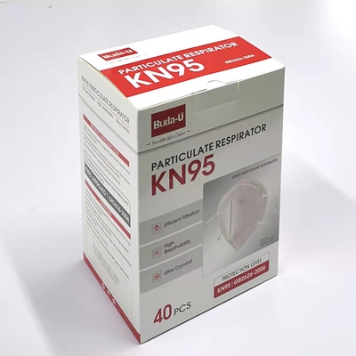 El respirador de partículas no tejido de la mascarilla del gancho KN95, la máscara protectora del CE y del FDA KN95 con el EUA autorizaron