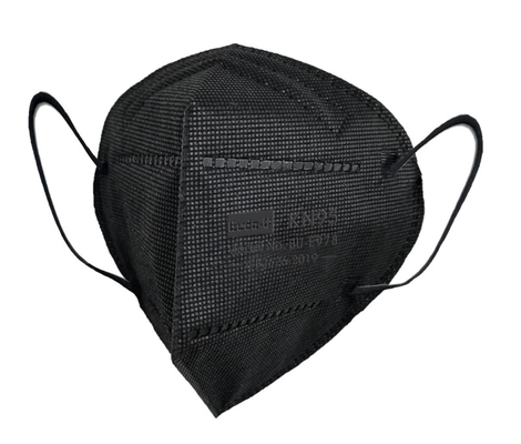 La mascarilla protectora del negro KN95, dispositivo de partículas de la máscara FDA del respirador enumeró