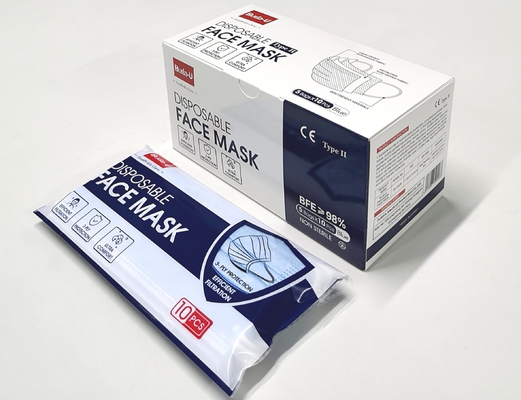 La mascarilla disponible del gancho de ASTM 3PLY, estándar protector adulto de la mascarilla ASTM, FDA se registró