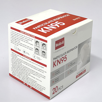 5 respirador de partículas de la capa KN95, mascarilla KN95 aprobada por la FDA