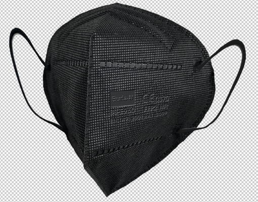 BU-E960 el CE 0370 de las máscaras protectoras del negro FFP2 no certificó ninguna válvula de respiración