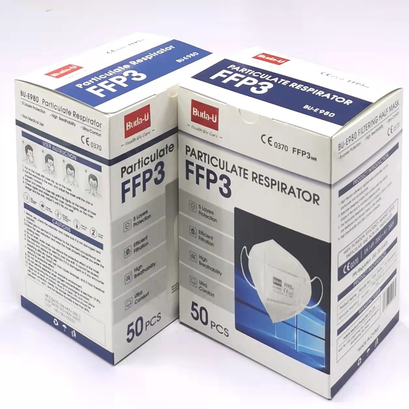 Alta mascarilla de la capa FFP3 de Breathability 5 aprobada por la FDA