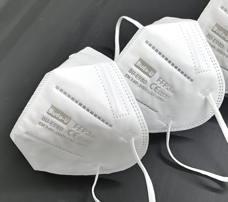FFP3 máscara respirable de clase superior del respirador, FFP3 NR sin la válvula, agua Electret Meltblown y tela no tejida