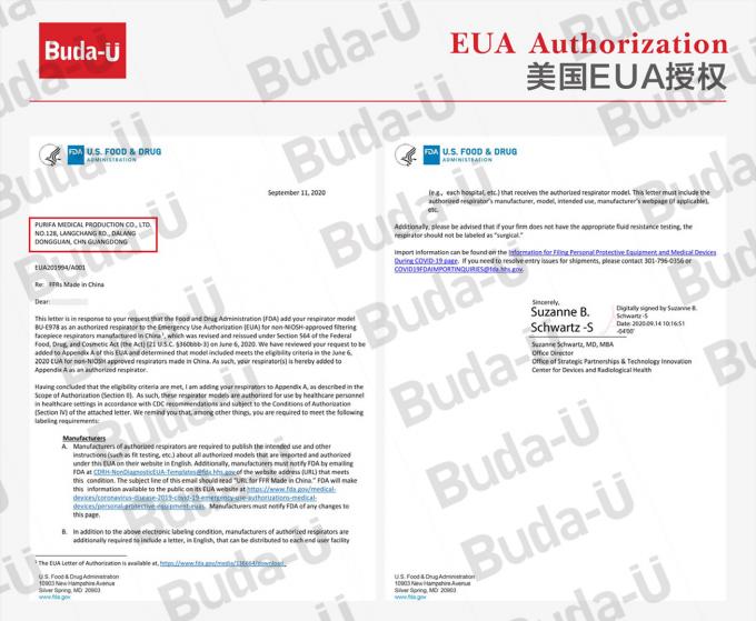 Autorización de Buda-U FDA EUA