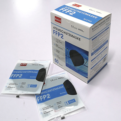 Tipo plegable respirador de partículas de la máscara disponible de FFP2, CE 0370 de la mascarilla del nivel de la protección FFP2