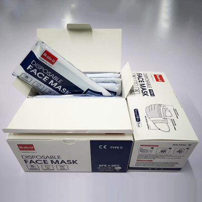 Máscara protectora médica disponible adulta el BFE≥98% de 3 capas 5 paquetes X 10 PC