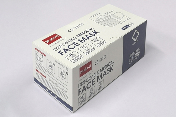 Mascarilla quirúrgica disponible de ASTM, 3 nivel disponible 3 de las máscaras ASTM de la capa