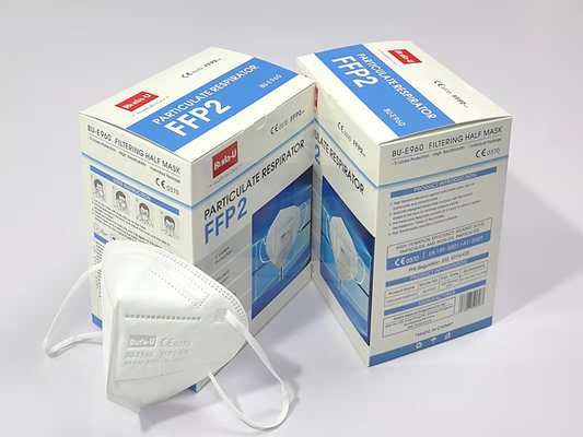 BU-E960 mascarillas del adulto FFP2 con la certificación y el dispositivo del CE de los lazos del oído enumerados